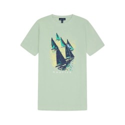 тениска,мъжки,тениски,nautica,n1i00824,short,sleeve,t,shirt,green