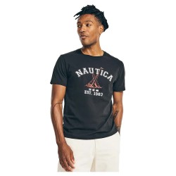 тениска,мъжки,тениски,nautica,vr2711,short,sleeve,t,shirt,black,(black)