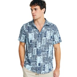 риза,с,къс,ръкав,мъжки,ризи,nautica,wr3539,short,sleeve,shirt,blue,(blue)