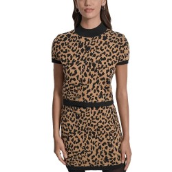тениска,дамски,тениски,dkny,cap,short,sleeve,t,shirt,whsky,black,brown,(brown)