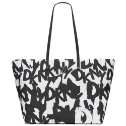 чанта,всички,чанти,dkny,jenny,tote,bag,optic,white,bk,white