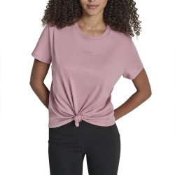 Тениска DKNY Mini Stud Logo short sleeve T-shirt - Pink (Dusty Mauve Pink) тениска,мъжки,тениски,дамски,тениски,dkny,mini,stud,logo,short,sleeve,t,shirt,pink,(dusty,mauve,pink)