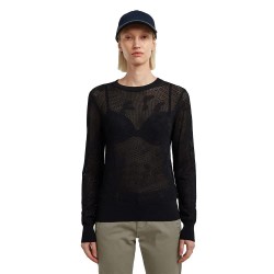 блуза,дамски,пуловери,дамски,плетени,дрехи,g,star,pointelle,sweater,dark,black,(black)