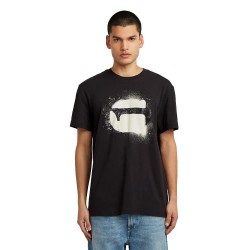 тениска,мъжки,тениски,g,star,spray,g,logo,short,sleeve,t,shirt,black,(dark,black)