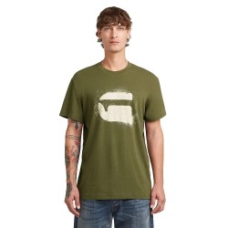тениска,мъжки,тениски,g,star,spray,g,logo,short,sleeve,t,shirt,green,(shadow,olive)
