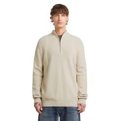 блуза,мъжки,пуловери,g,star,structure,half,zip,sweater,whitebait,(beige)