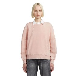 блуза,дамски,блузи,g,star,washed,3d,a,line,sweatshirt,liquid,pink,smokey,gd,(pink)