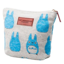 портфейли,и,портмонета,marushin,my,neighbor,totoro,totoro,silhouette,blue,pouch,multicolor