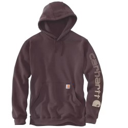 суичър,мъжки,пуловери,carhartt,logo,hoodie,dark,sepia,(purple)
