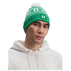шапка,всички,шапки,under,armour,halftime,pom,beanie,green,white,(green)
