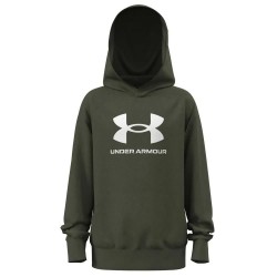 суичър,детски,блузи,under,armour,rival,fleece,big,logo,hoodie,green,white,(green)
