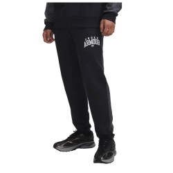панталони,мъжки,панталони,under,armour,rival,fleece,colorblock,pants,black,white,(black)