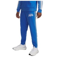 панталони,мъжки,панталони,under,armour,rival,fleece,colorblock,pants,blue,white,(blue)