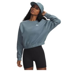 поларена,блуза,дамски,блузи,under,armour,rival,fleece,piped,crew,sweatshirt,blue,white,(grey)