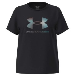 тениска,детски,тениски,under,armour,rival,shimmer,short,sleeve,t,shirt,black,white,(black)