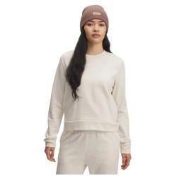 блуза,дамски,блузи,under,armour,rival,terry,crew,sweatshirt,brown,white,(beige)