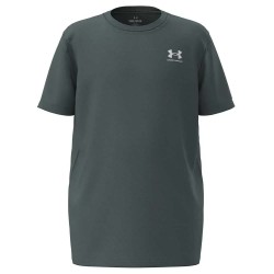 Тениска Under armour Sportstyle Left Chest short sleeve T-shirt - Green / Grey (White / Blue) тениска,мъжки,тениски,дамски,тениски,under,armour,sportstyle,left,chest,short,sleeve,t,shirt,green,grey,(white,blue)