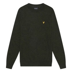 блуза,мъжки,пуловери,lyle,&,scott,kn2114v,sweater,green,(dark,green,marl)