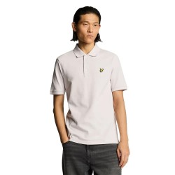 мъжки,блузи,с,яка,lyle,&,scott,plain,short,sleeve,polo,mist,lilac,(white)