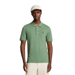 мъжки,блузи,с,яка,lyle,&,scott,plain,short,sleeve,polo,smoke,green,(green)
