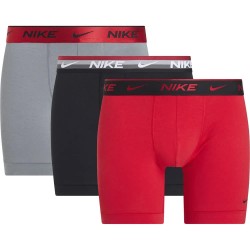 боксерки,мъжко,бельо,nike,eday,brief,boxers,3,units,black,metallic,armory,uni,red,cool,grey