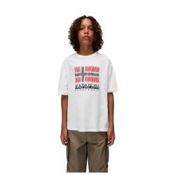 тениска,детски,тениски,napapijri,adige,short,sleeve,t,shirt,white,(print)