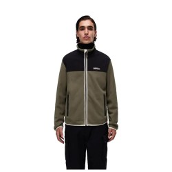 Блуза Napapijri Dergana full zip sweatshirt - Green (Tea Leaf) блуза,мъжки,пуловери,napapijri,dergana,full,zip,sweatshirt,green,(tea,leaf)
