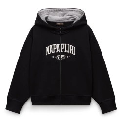 блуза,детски,блузи,napapijri,inot,full,zip,sweatshirt,black,beauty,(black)