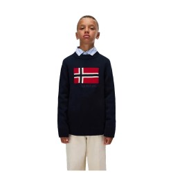 блуза,детски,блузи,napapijri,mura,sweater,blue,(blu,marine)