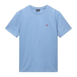 тениска,мъжки,тениски,napapijri,salis,summmer,short,sleeve,t,shirt,faded,denim,(blue)
