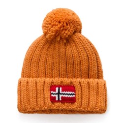 Юношеска шапка Napapijri Semiury 6 junior beanie - Orange Pumpkin юношеска,шапка,всички,шапки,napapijri,semiury,6,junior,beanie,orange,pumpkin