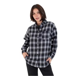 риза,с,дълъг,ръкав,дамски,ризи,hurley,budapest,long,sleeve,shirt,grey,(black)