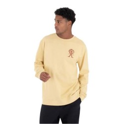 блуза,мъжки,пуловери,hurley,dancer,sweatshirt,yellow,(hazelnut)