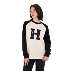 тениска,дамски,тениски,hurley,out,run,raglan,long,sleeve,t,shirt,beige,(pearl,ivory)