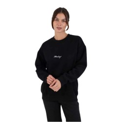 блуза,дамски,блузи,hurley,script,only,sweatshirt,black,(black)