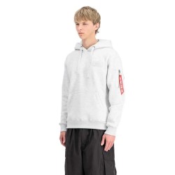 суичър,мъжки,пуловери,alpha,industries,back,print,hoodie,pastel,grey,melange,(grey)