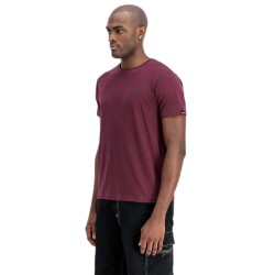 тениска,мъжки,тениски,alpha,industries,backprint,short,sleeve,t,shirt,dark,cherry,(purple)