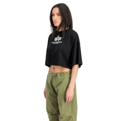 фланелка,с,къс,ръкав,дамски,топове,alpha,industries,basic,pp,short,sleeve,top,black