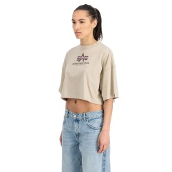 фланелка,с,къс,ръкав,дамски,топове,alpha,industries,basic,pp,short,sleeve,top,organic,beige,(beige)