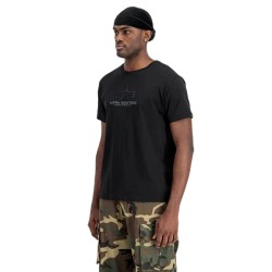 тениска,мъжки,тениски,alpha,industries,basic,rubber,short,sleeve,t,shirt,black,grey,(black)