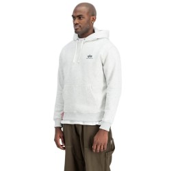 суичър,мъжки,пуловери,alpha,industries,basic,small,logo,hoodie,pastel,grey,melange,(grey)
