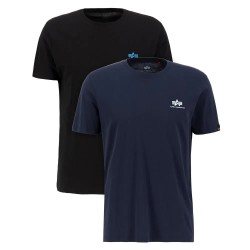 тениска,мъжки,тениски,alpha,industries,basic,small,logo,short,sleeve,t,shirt,2,units,rep,blue,black,blue,(blue,black)