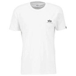 тениска,мъжки,тениски,alpha,industries,basic,small,logo,short,sleeve,t,shirt,2,units,white
