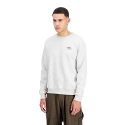 блуза,мъжки,пуловери,alpha,industries,basic,small,logo,sweatshirt,pastel,grey,melange,(grey)