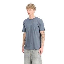 тениска,мъжки,тениски,alpha,industries,label,back,print,short,sleeve,t,shirt,denim,blue,(blue)