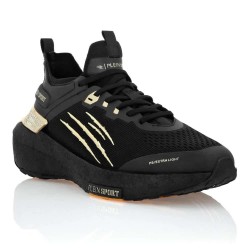 Маратонки Philipp plein sport Stealth Runner Extra Light trainers - Black / Light Gold маратонки,мъжки,маратонки,philipp,plein,sport,stealth,runner,extra,light,trainers,black,light,gold