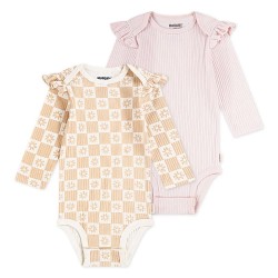 Huggies clothes 0Z2876 Long Sleeve Body 2 units - Pink (Crystal Pink) детски,облекла,за,момичета,huggies,clothes,0z2876,long,sleeve,body,2,units,pink,(crystal,pink)