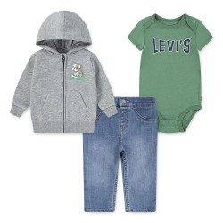 Levi´s ® Denim set - Multicolor (Deep Grass Green) детски,екипи,levi´s,®,denim,set,multicolor,(deep,grass,green)