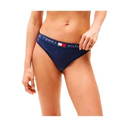 дамско,бельо,дамски,бикини,и,танкини,tommy,hilfiger,classic,thong,blue,(navy,heather)