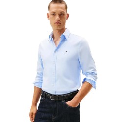 риза,с,дълъг,ръкав,мъжки,ризи,tommy,hilfiger,dobby,slim,fit,long,sleeve,shirt,sweet,blue